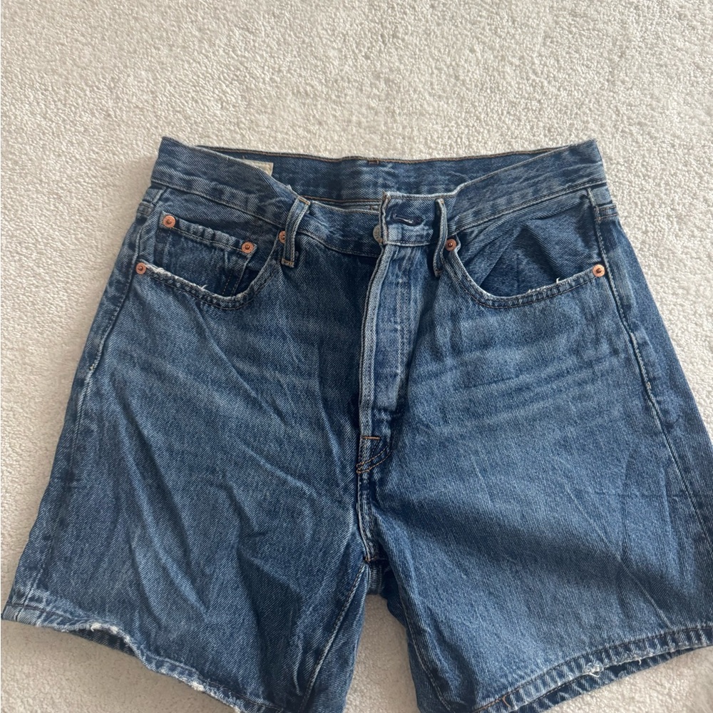 LEVI Classic Blue Denim Women’s Shorts